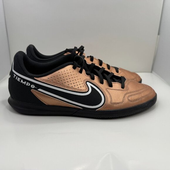 Nike Tiempo Legend 9 Soccer Shoes Mens 7.5 Copper Brown Indoor Court DA1189-810 - Picture 2 of 11